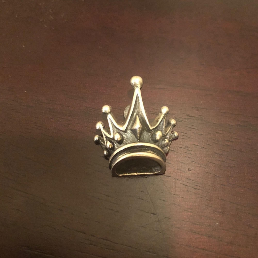 King Baby 925 Sterling Silver Crown Pendant